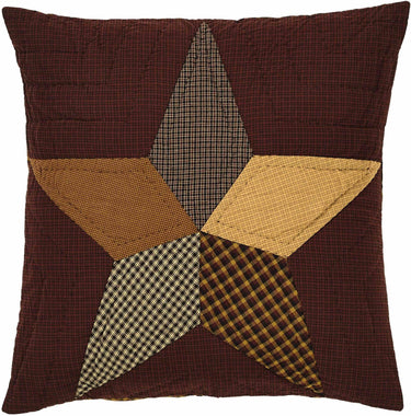 Folkways Star Quilted Euro Sham 26x26 VHC Brands - The Fox Decor